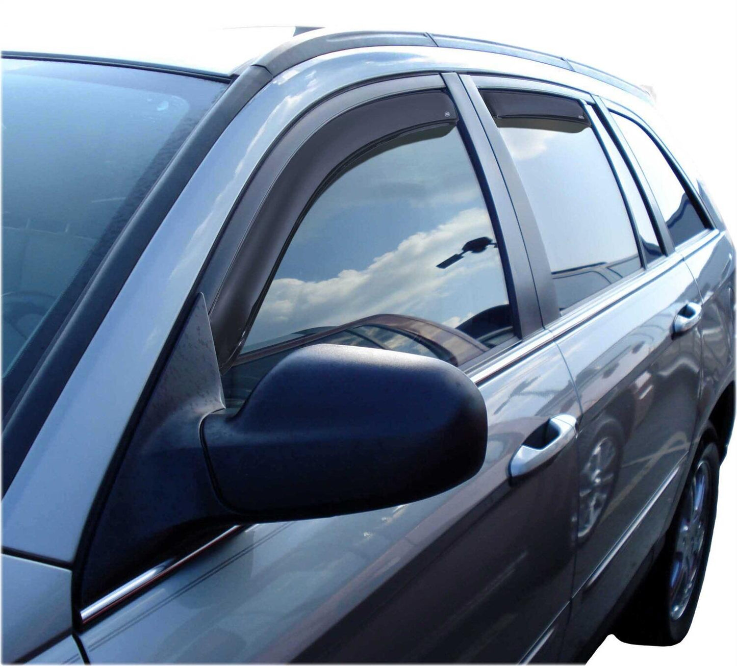In-Channel Ventvisor Side Window for 2004-2008 Chrysler Pacifica Smoke In-Channel 4 Piece AVS