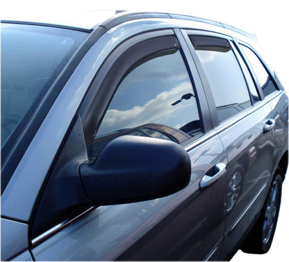 In-Channel Ventvisor Side Window for 2004-2008 Chrysler Pacifica Smoke In-Channel 4 Piece AVS
