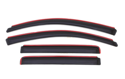 In-Channel Ventvisor Side Window for 2004-2015 Nissan Titan and More Crew Cab Pickup Smoke In-Channel 4 Piece AVS