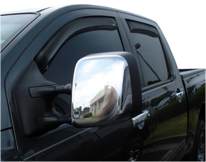 In-Channel Ventvisor Side Window for 2004-2015 Nissan Titan and More Crew Cab Pickup Smoke In-Channel 4 Piece AVS