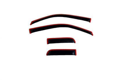In-Channel Ventvisor Side Window for 2022-2026 Toyota Tundra CrewMax Cab Pickup Smoke In-Channel 4 Piece AVS