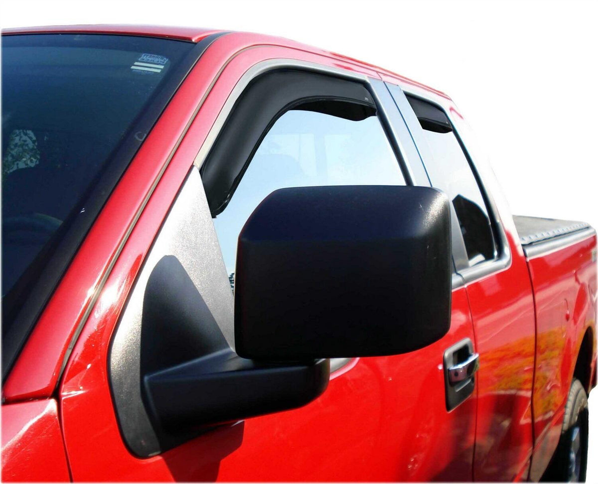 In-Channel Ventvisor Side Window for 2022-2026 Toyota Tundra CrewMax Cab Pickup Smoke In-Channel 4 Piece AVS