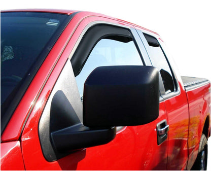 In-Channel Ventvisor Side Window for 2022-2026 Toyota Tundra CrewMax Cab Pickup Smoke In-Channel 4 Piece AVS