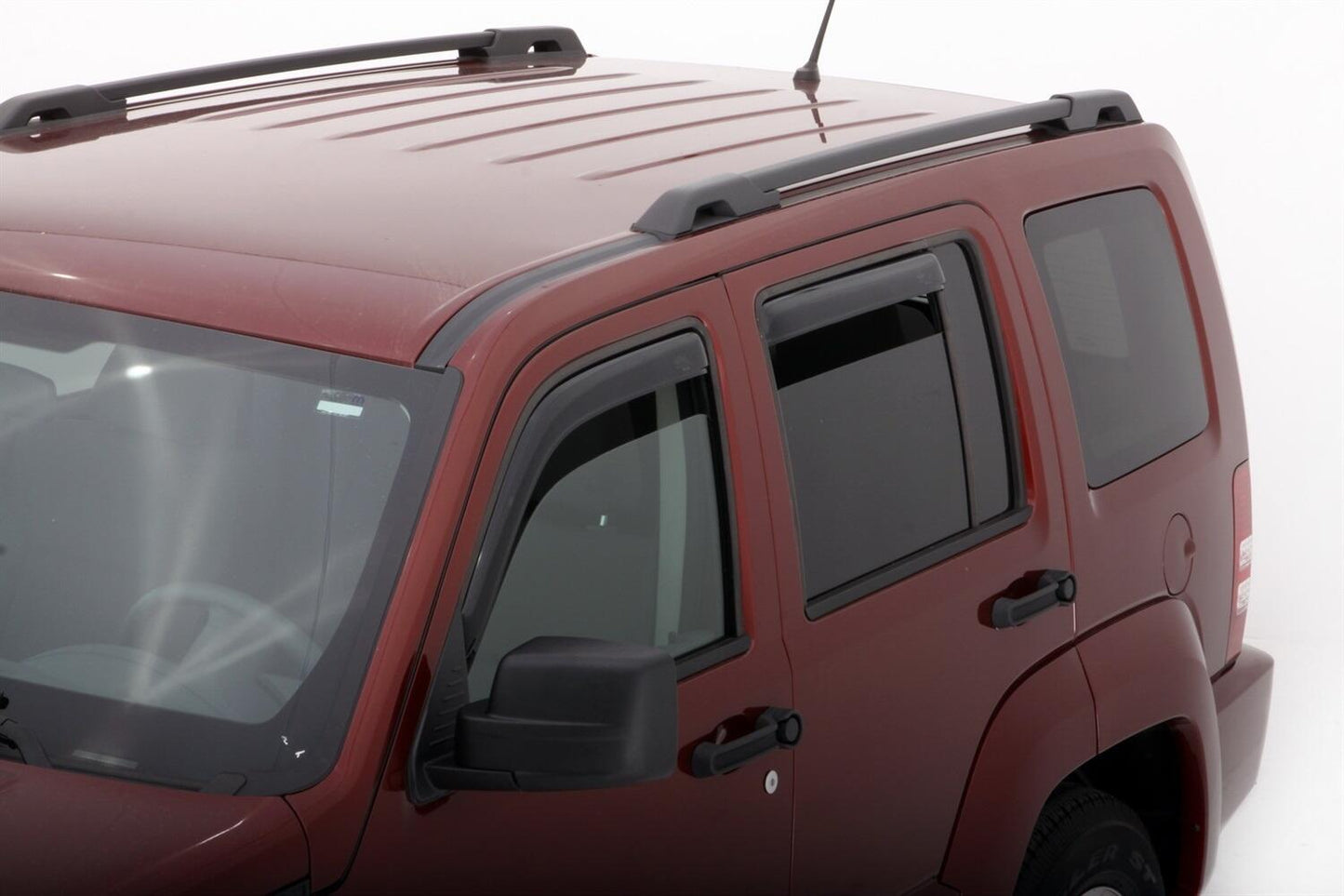 In-Channel Ventvisor Side Window for 2008-2012 Jeep Liberty Smoke In-Channel 4 Piece AVS