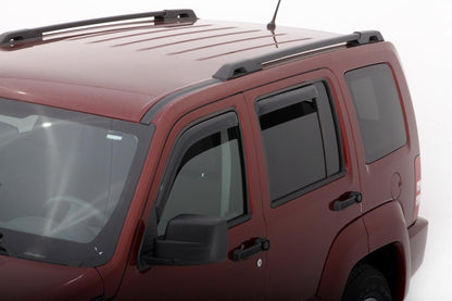 In-Channel Ventvisor Side Window for 2008-2012 Jeep Liberty Smoke In-Channel 4 Piece AVS