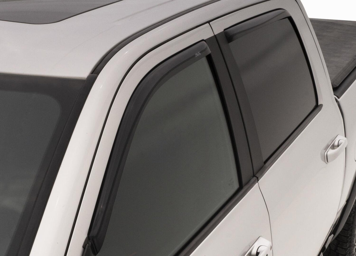 In-Channel Ventvisor Side Window for 2018-2025 Volkswagen Atlas Smoke In-Channel 4 Piece AVS