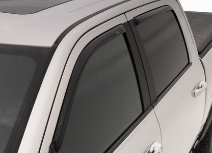 In-Channel Ventvisor Side Window for 2018-2025 Volkswagen Atlas Smoke In-Channel 4 Piece AVS