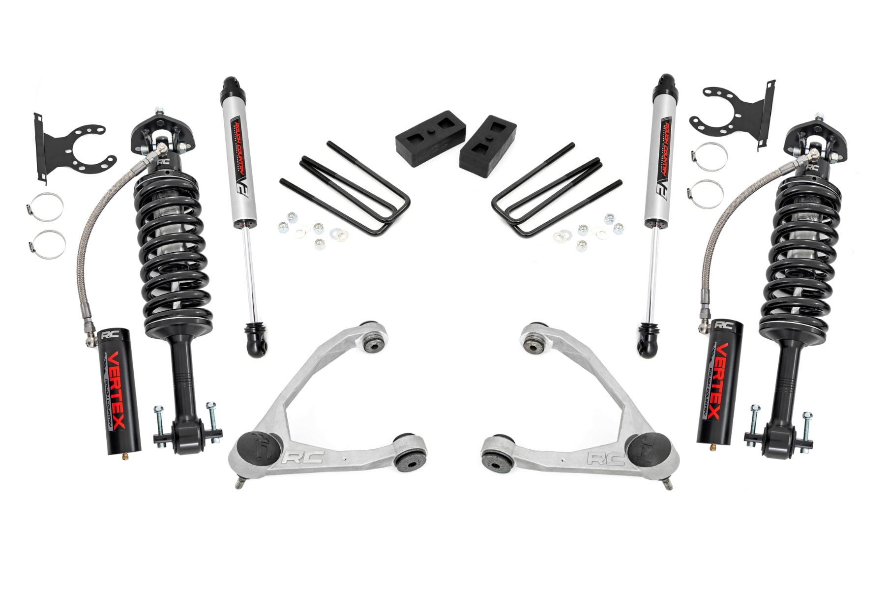 3.5 Inch Lift Kit | Forged UCA | Cast Steel | Vertex/V2 | Chevy/GMC 1500 (07-13)