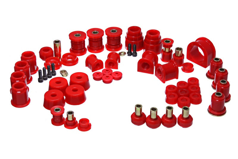 Energy Suspension 00-02 Toyota 4Runner 4WD Red Hyper-Flex Master Bushing Set