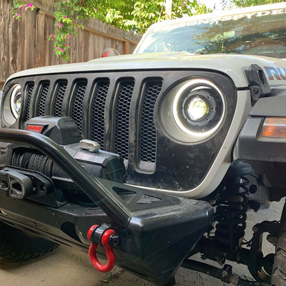Oracle Oculus Bi-LED Projector Headlights for Jeep JL/Gladiator JT - Matte Blk - 5500K