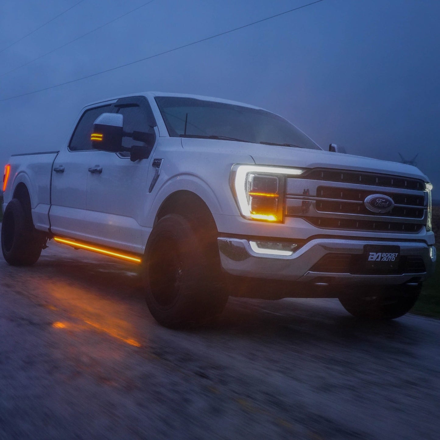 Lumastep M2 Powered Light Up Running Boards | 2021-2026 Ford F150