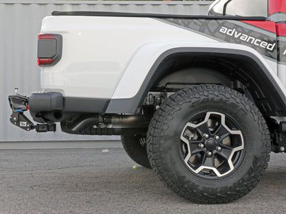 aFe 2021+ Jeep Gladiator V6-3.0L (td) Vulcan Series 3in 304SS HT DPF-Back Exhaust System - Black Tip