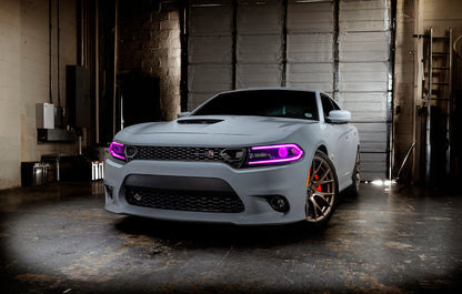Oracle 15-21 Dodge Charger RGB+W Headlight DRL Upgrade Kit - ColorSHIFT+W