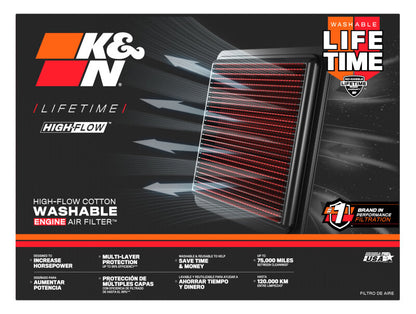 K&N 18-19 BMW M5 V8 4.4L F/I Turbo Replacement Air Filter (Two Per Box)