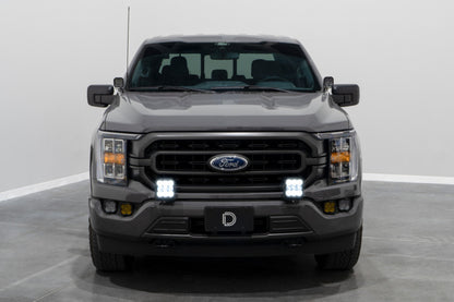 Diode Dynamics 21-22 Ford F-150 SS5 Bumper LED Pod Light Kit - Sport Yellow Driving