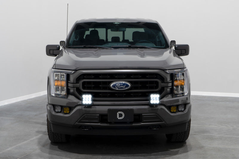 Diode Dynamics 21-22 Ford F-150 SS5 Bumper LED Pod Light Kit - Pro White Combo