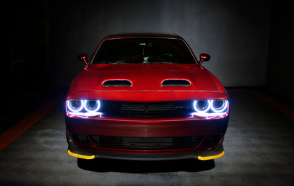 Oracle Dodge Challenger 15-21 LED Waterproof Halo Kit - ColorSHIFT w/ Simple Controller