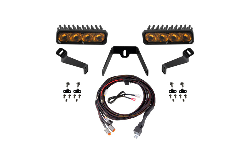 Diode Dynamics 2015-2017 Subaru WRX SS6 Max LED Kit Yellow Driving 3000K