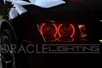 Oracle Chevrolet Camaro Non-RS 14-15 Dual Halo Kit Round Style - ColorSHIFT