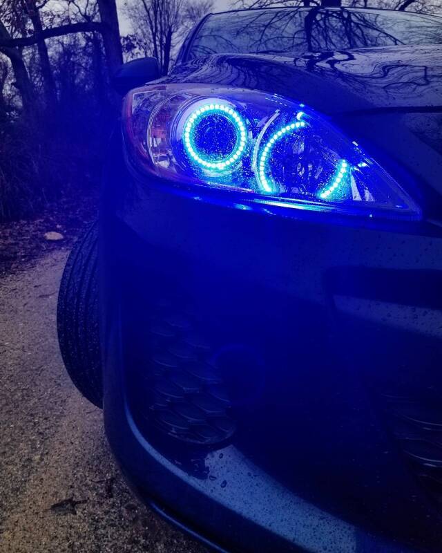 Oracle Mazda 3 10-12 Halo Kit - ColorSHIFT w/o Controller