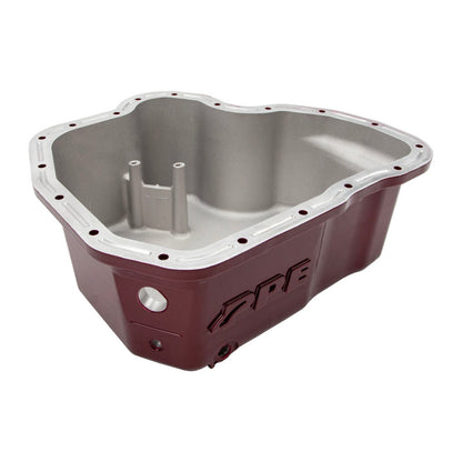 Wehrli 11-16 GM Duramax WCFab X PPE High Capacity Aluminum Oil Pan - Cat Yellow