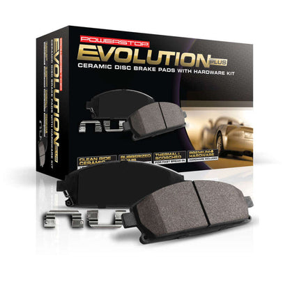 Power Stop 21-22 Toyota Camry Front Z17 Evo Ceramic Brake Pads w/Hardware
