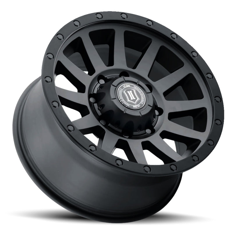 ICON Compression HD 18x9 / 8x6.5 / 12 mm / 5.5in BS Double Black Wheel