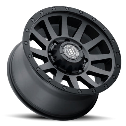 ICON Compression HD 18x9 / 8x6.5 / 12 mm / 5.5in BS Double Black Wheel