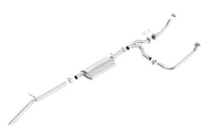 Borla 12-15 Jeep Wrangler 3.6L V6 Auto/Manual Trans Turndown Tip Dual Left Rear Exit Exhaust