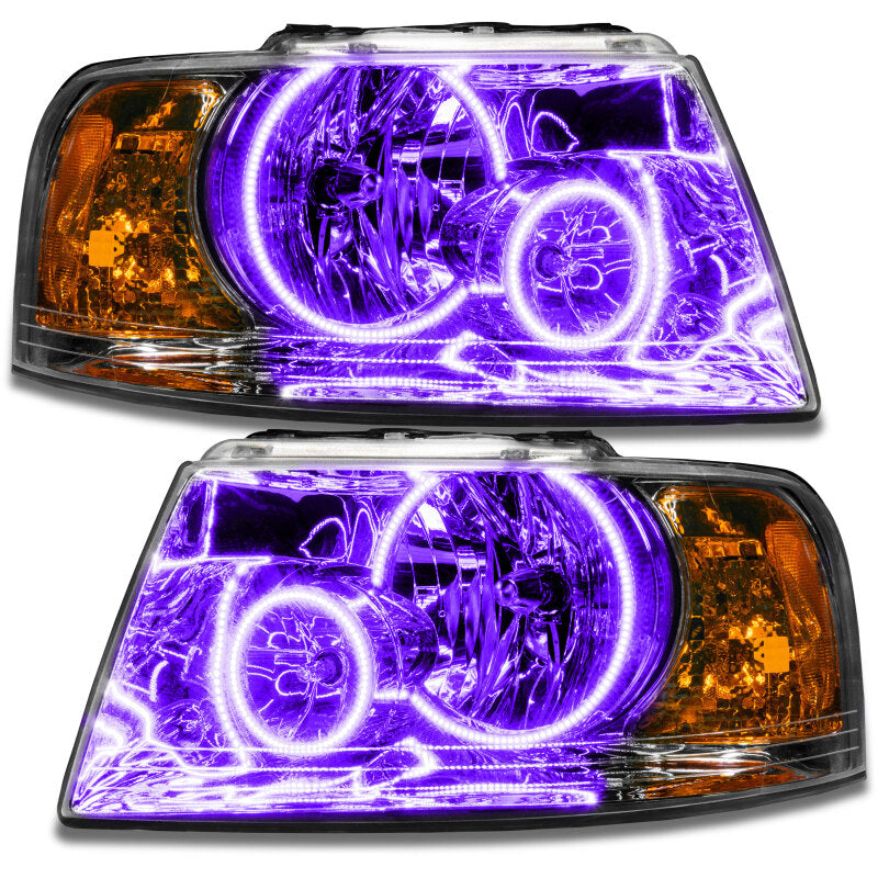Oracle 03-06 Ford Expedition SMD HL - Chrome - ColorSHIFT w/ Simple Controller