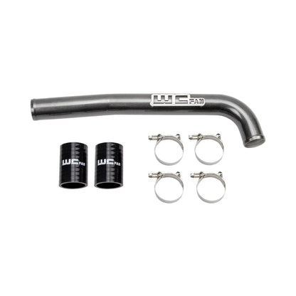 Wehrli 19-24 6.7L Cummins Standard Output (SO) Upper Coolant Pipe - Semi-Gloss Black