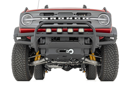 Nudge Bar | 20 Inch Black Single Row LED | OE Modular Steel | | Ford Bronco (21-26)