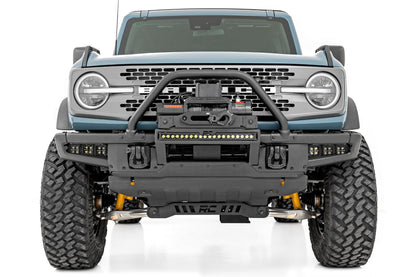 LED Light Kit | Fog Mount | Triple 2" Black Pair | Amber DRL | Ford Bronco (21-26)