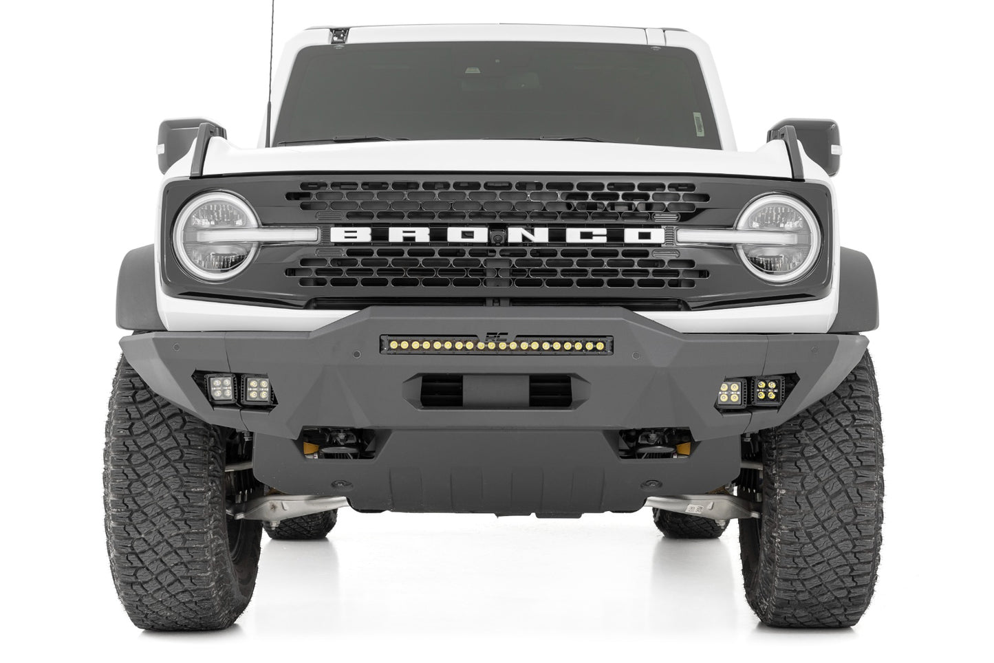 Front Bumper | Modular | Full Wings | DRL | Ford Bronco 4WD (2021-2026)