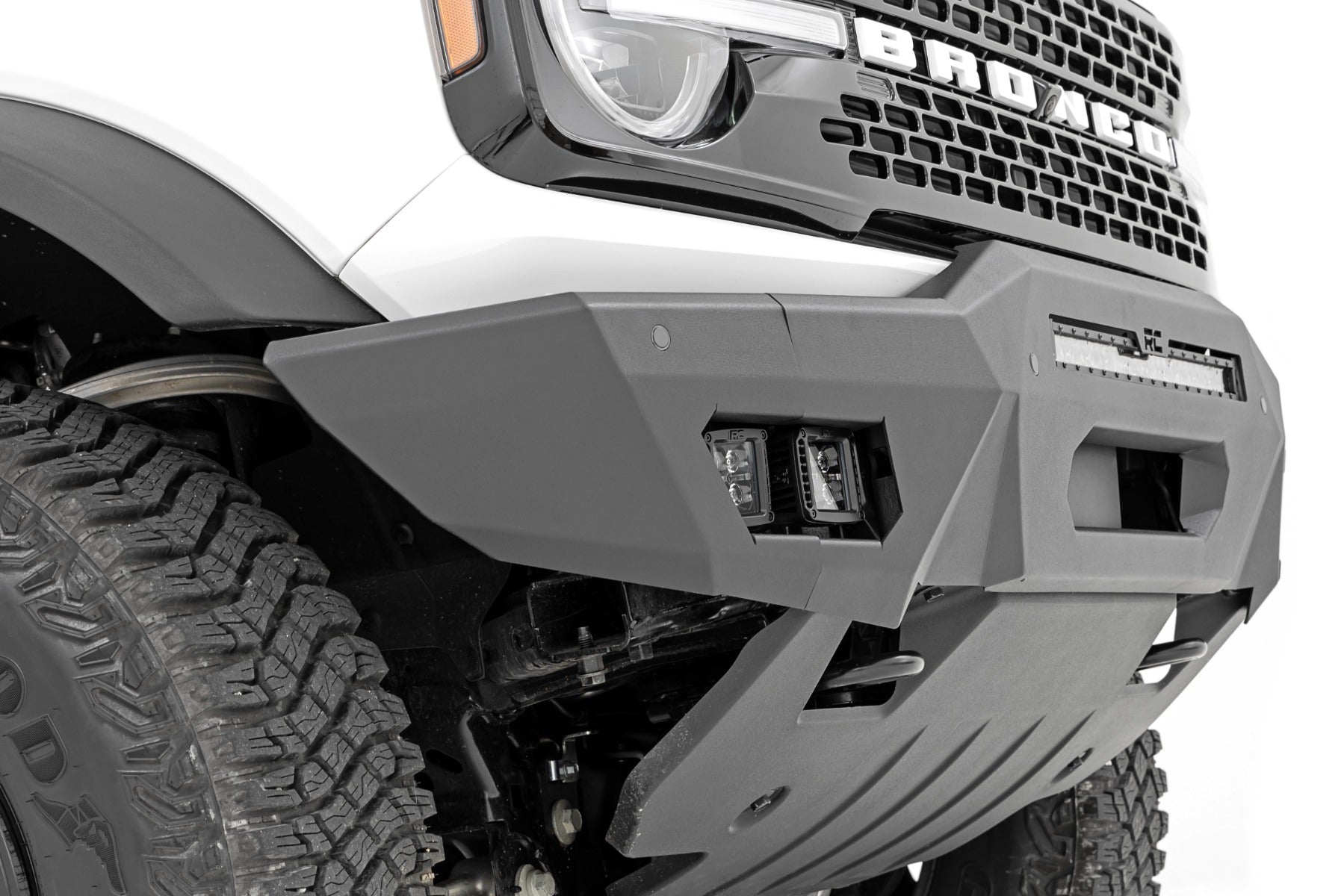 Front Bumper | Modular | Full Wings | Flood | Fog | Ford Bronco 4WD (21-26)