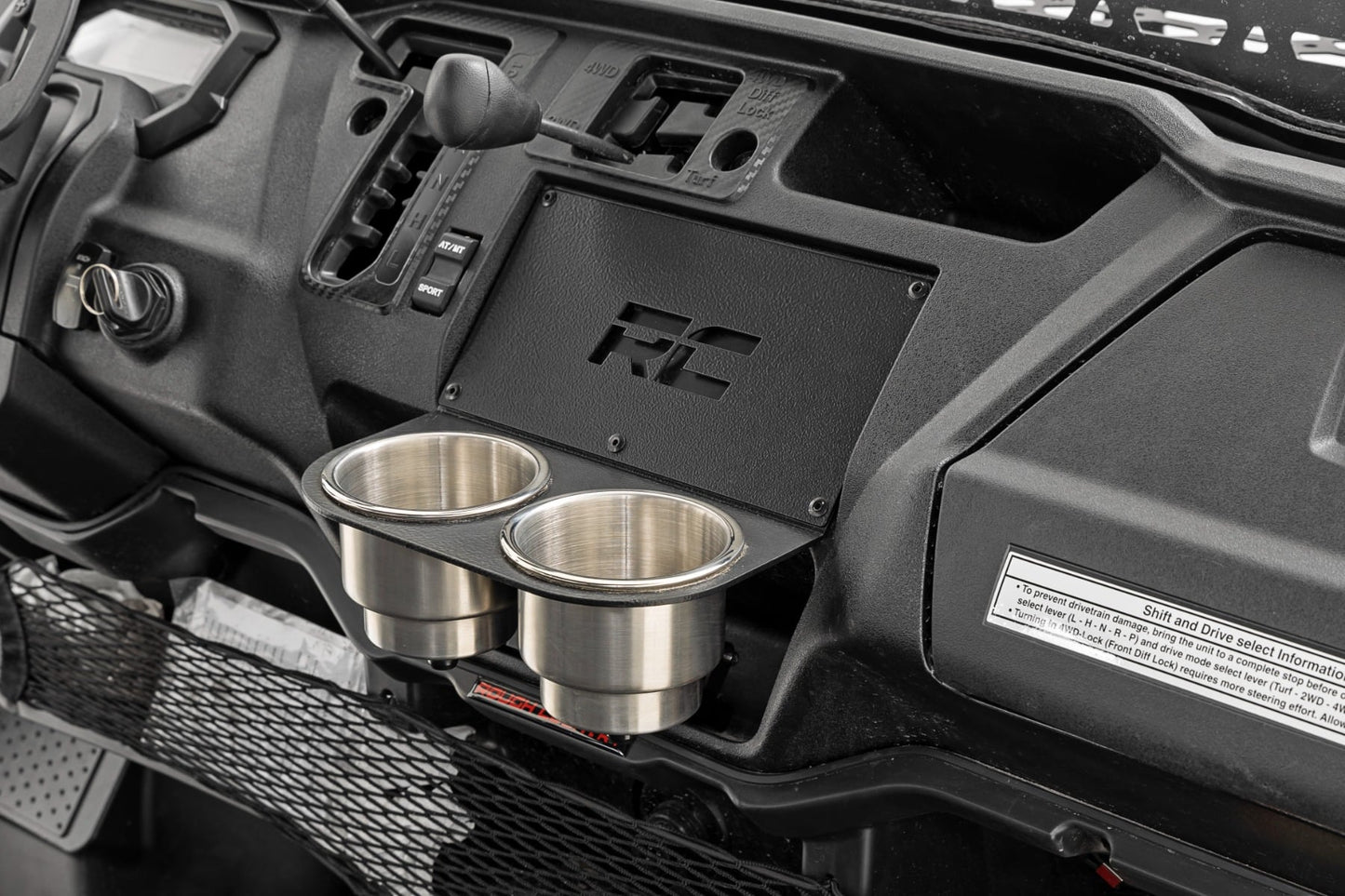 Cup Holder | MLC-8 Mount | Honda Pioneer 1000 