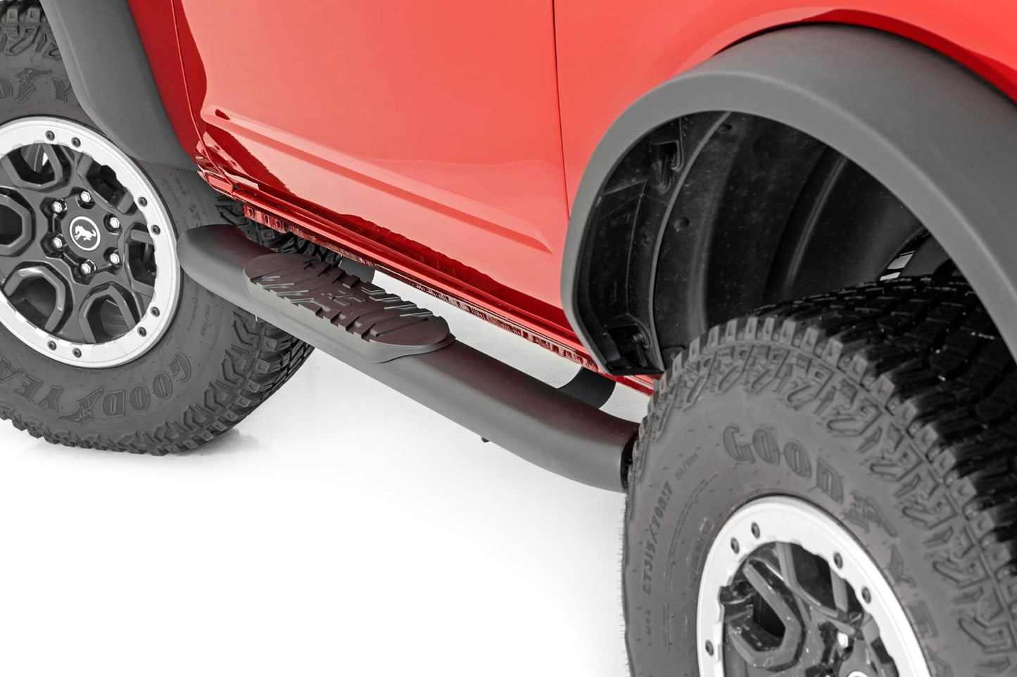 Oval Nerf Steps | 2-Door | Black | Ford Bronco (2 Door) 4WD (2021-2026)