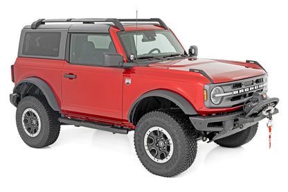Oval Nerf Steps | 2-Door | Black | Ford Bronco (2 Door) 4WD (2021-2026)