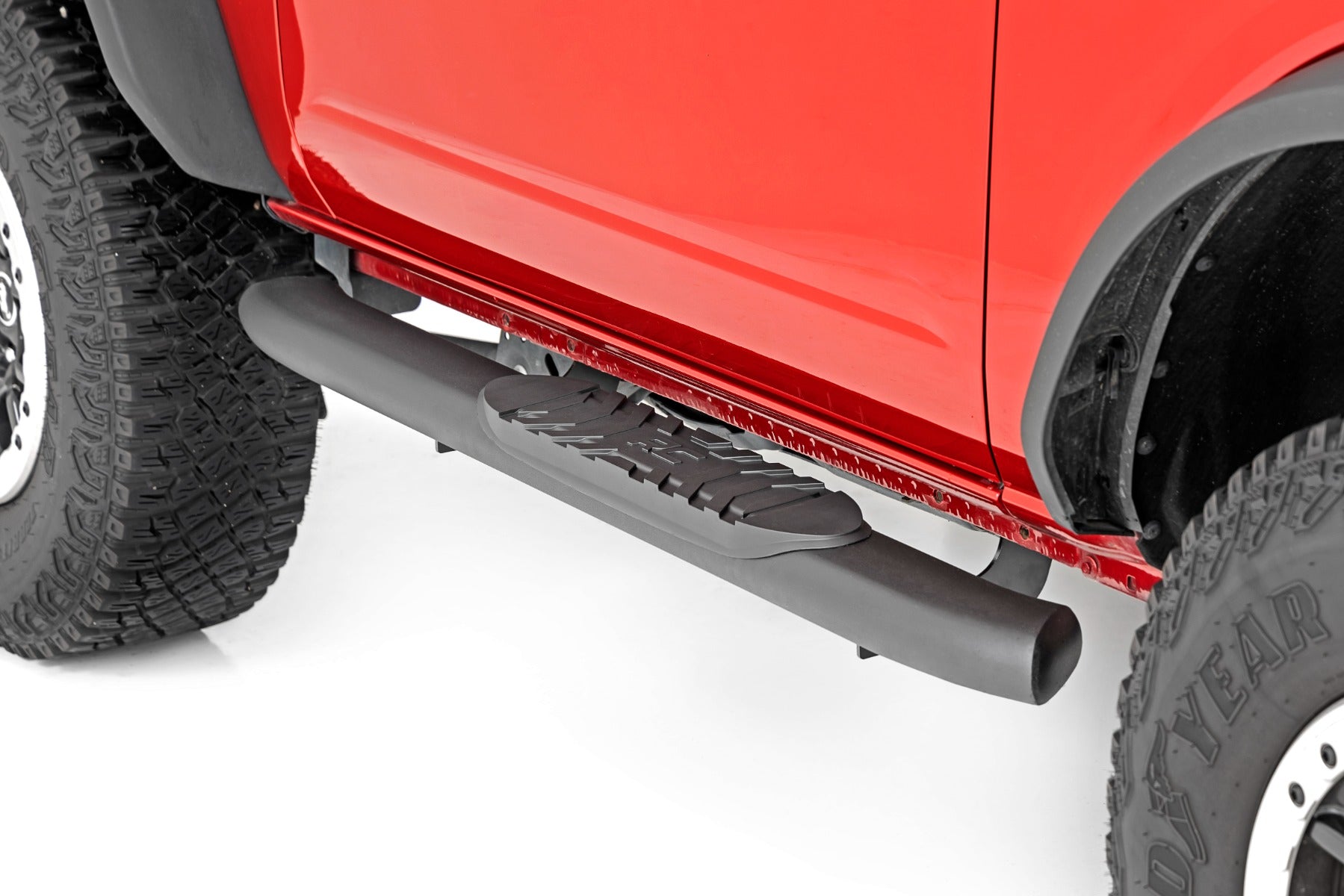 Oval Nerf Steps | 2-Door | Black | Ford Bronco (2 Door) 4WD (2021-2026)