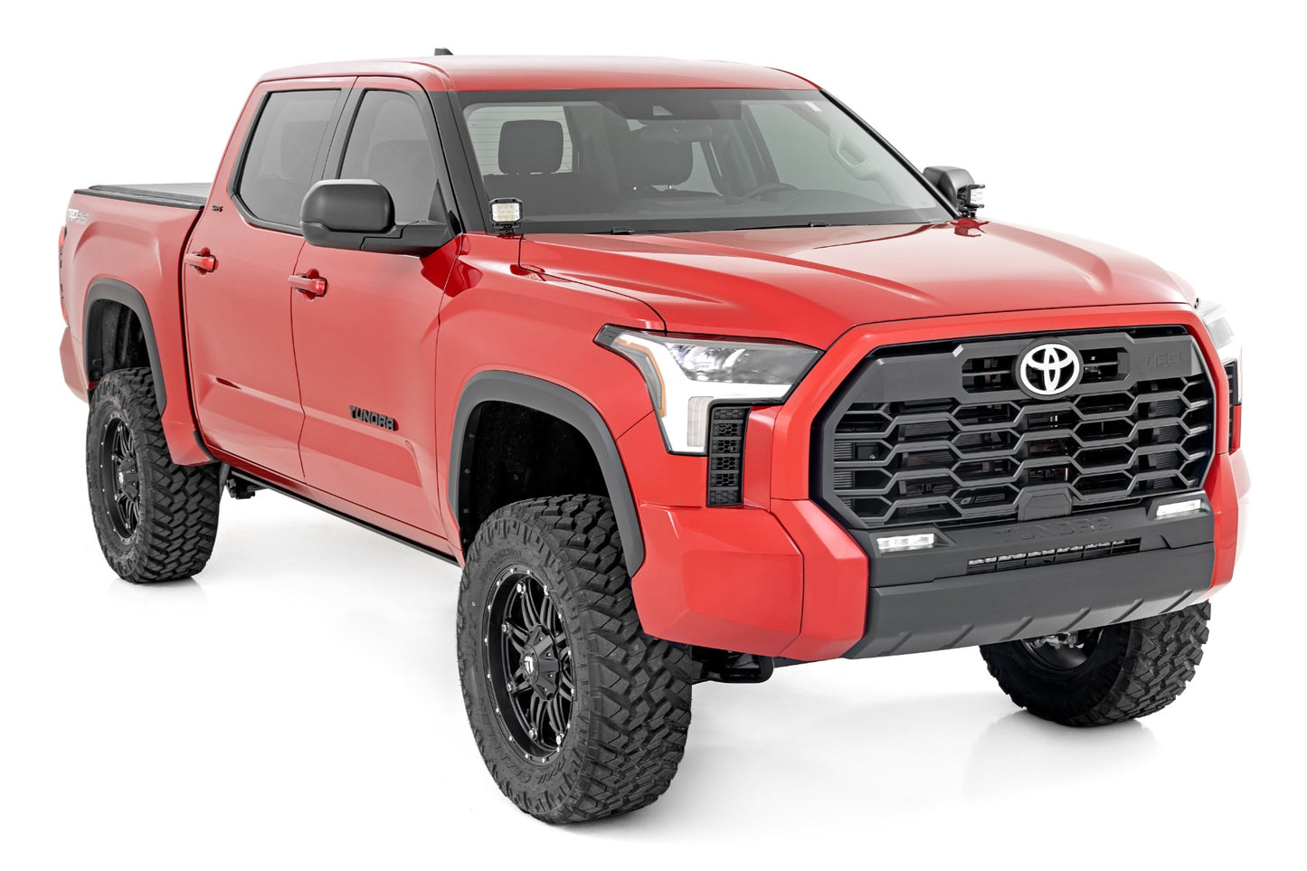 LED Light Kit | Ditch Mount | 2" Black Pair | White DRL | Toyota Tundra (22-26)