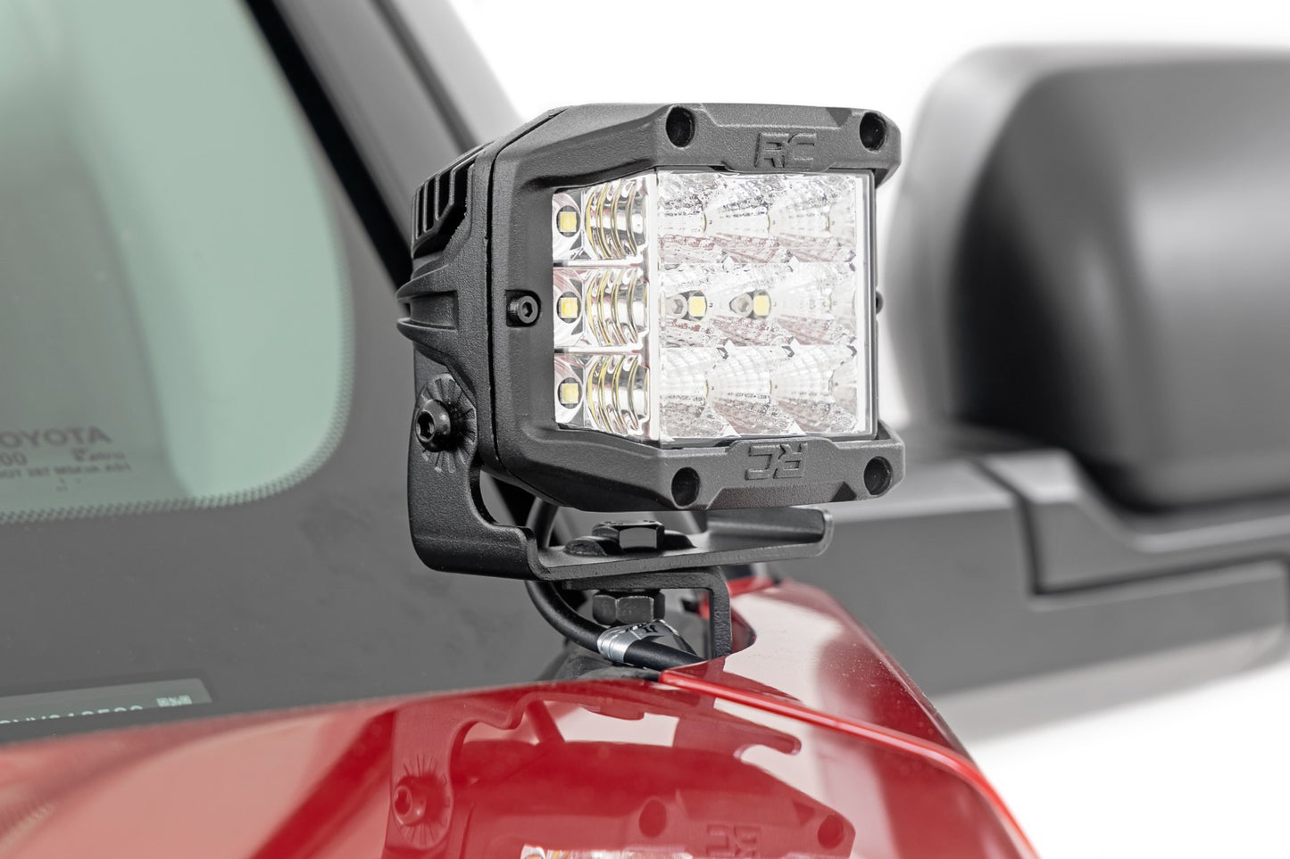 LED Light Kit | Ditch Mount | 2" Black Pair | White DRL | Toyota Tundra (22-26)