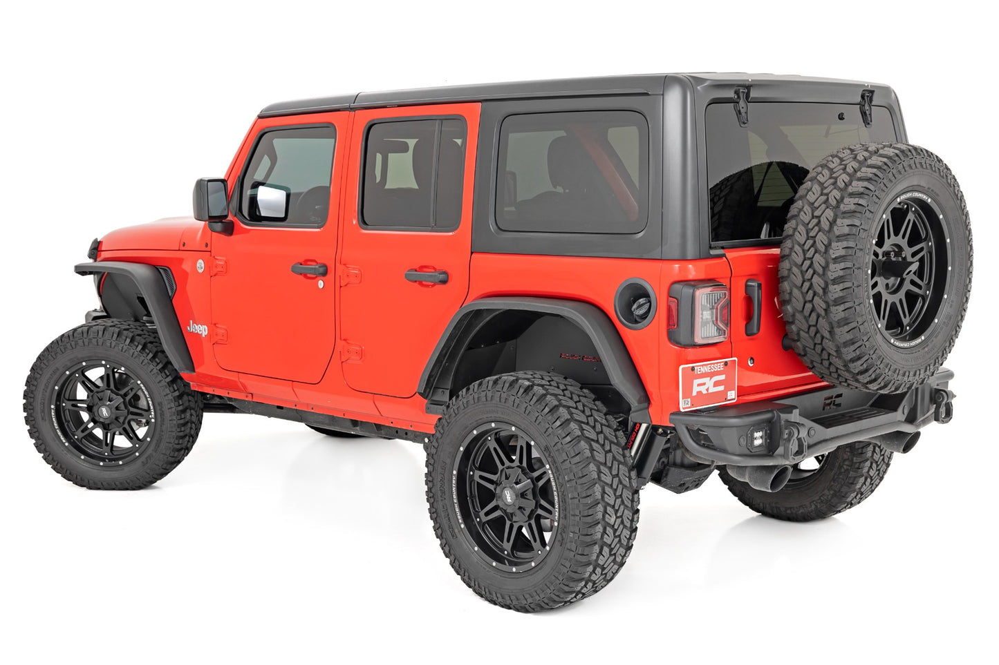 High Clearance LED Flat Fender Flare Kit | UV Treated | Jeep Wrangler JL (2018-2026)