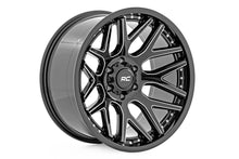 Rough Country 95 Series Wheel | Machined One-Piece | Gloss Black | 20x10 | 8x170 | -19mm