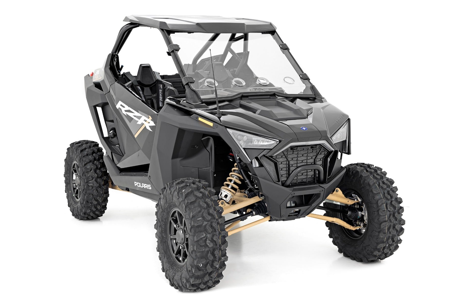 Vented Full Windshield | Scratch Resistant | Polaris RZR Turbo R 4 