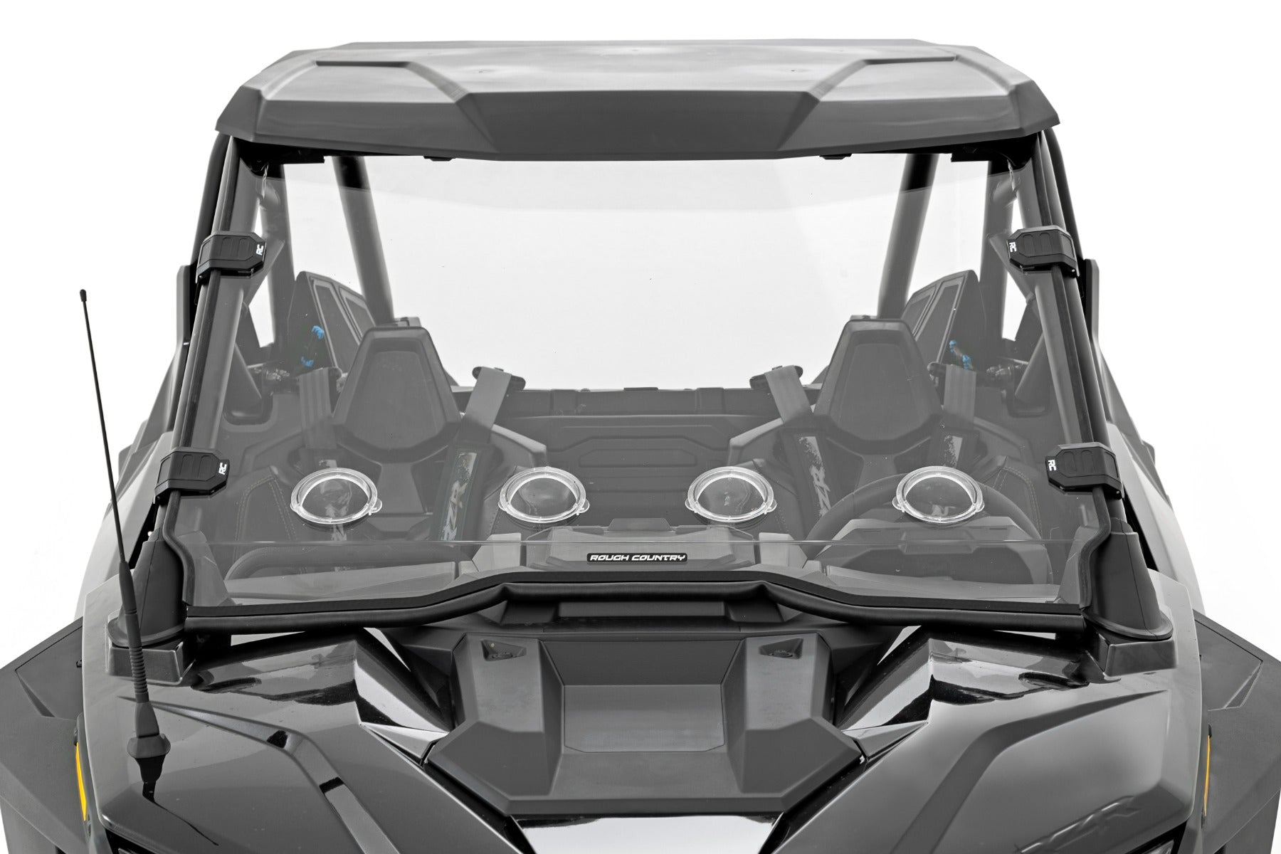 Vented Full Windshield | Scratch Resistant | Polaris RZR Turbo R 4 