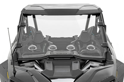 Vented Full Windshield | Scratch Resistant | Polaris RZR Turbo R 4 