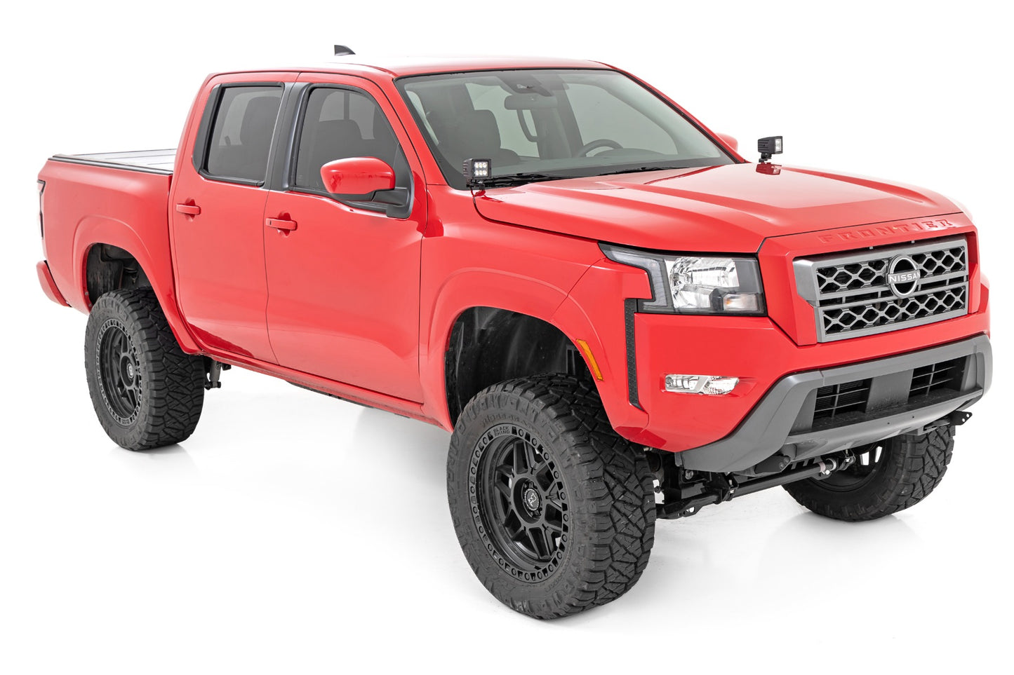 LED Light Kit | Ditch Mount | 2" Black Pair | White DRL | Nissan Frontier (22-26)