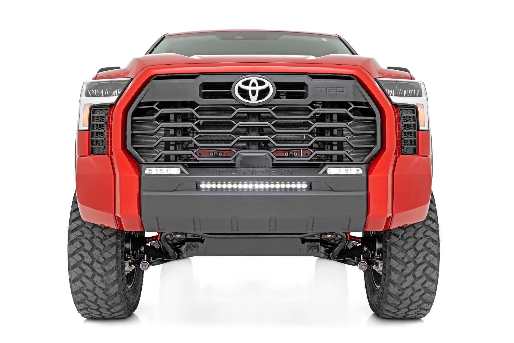 LED Light Kit | Bumper Mount | 20" Black Slim Line | Toyota Tundra (22-26)