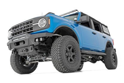 Oval Nerf Step | 4-Door | Black | Ford Bronco 4WD (2021-2026)