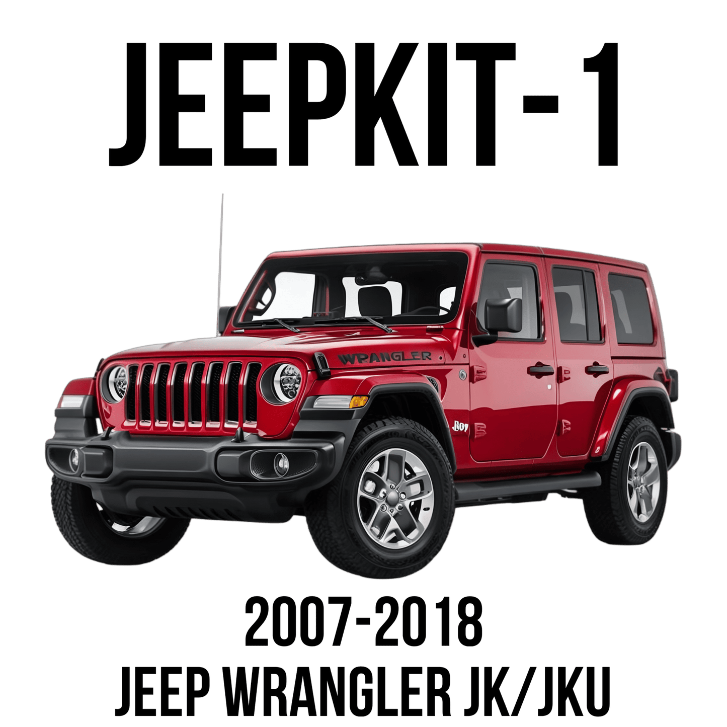 2008-2018 Jeep Wrangler JK Air Horn System with Model 101 Air Horn